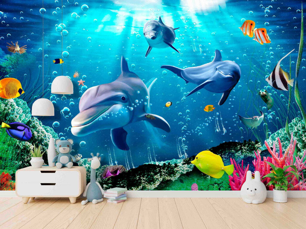 Delfini sotto i raggi — ambiente 2