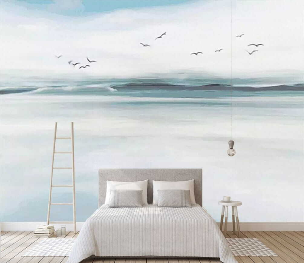 Uccelli sul mare pallido — ambiente 1