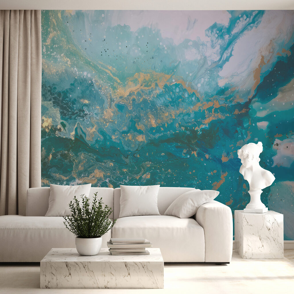 Correnti turchesi dorate — ambiente 9