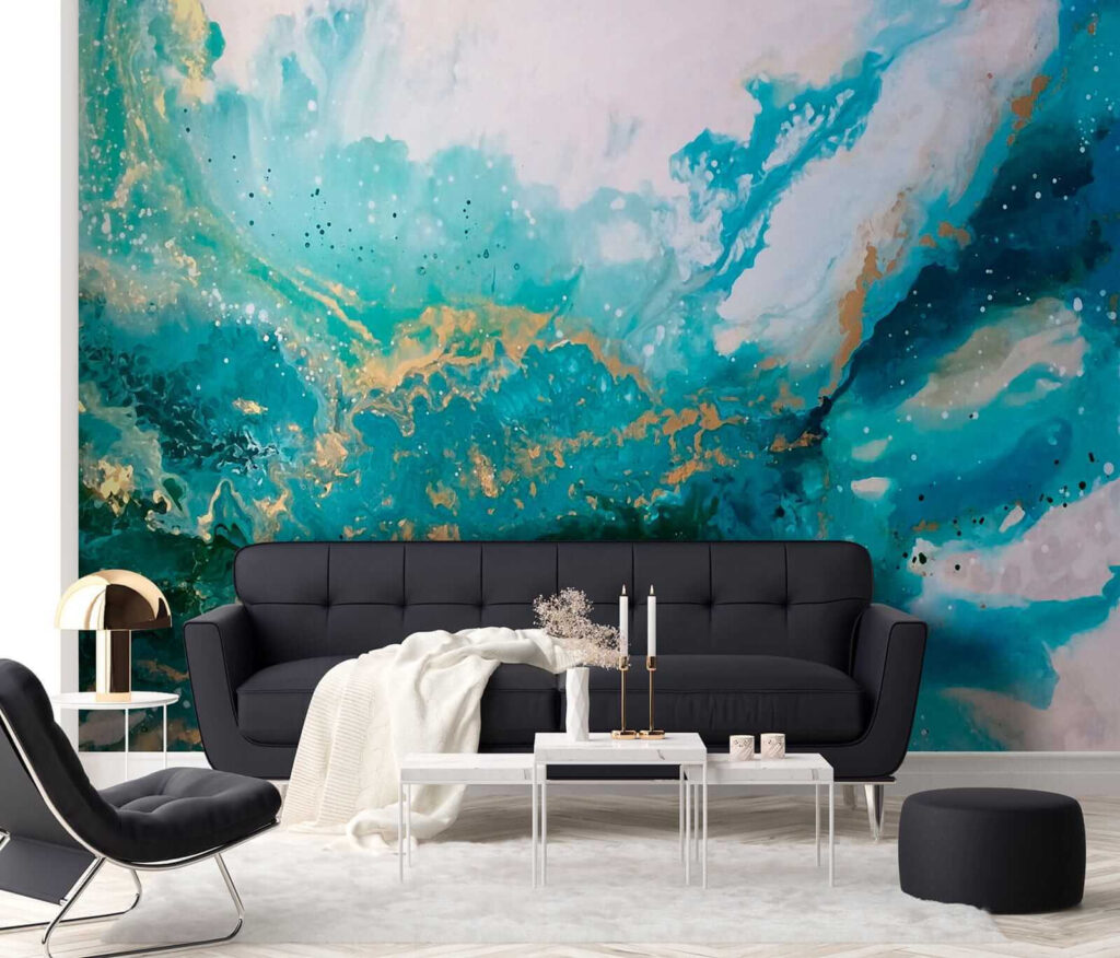 Correnti turchesi dorate — ambiente 5