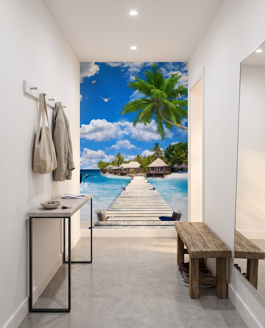 Molo sul blu tropicale — ambiente 4