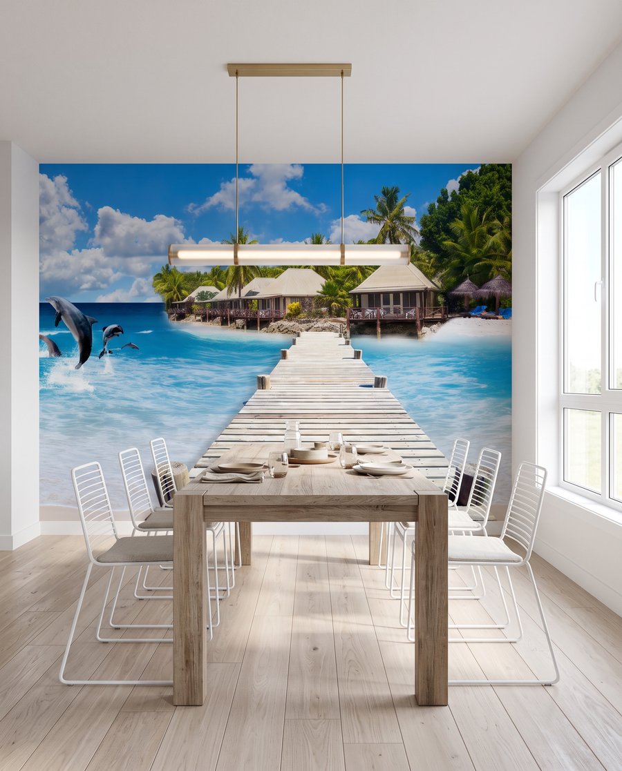 Molo sul blu tropicale — ambiente 5