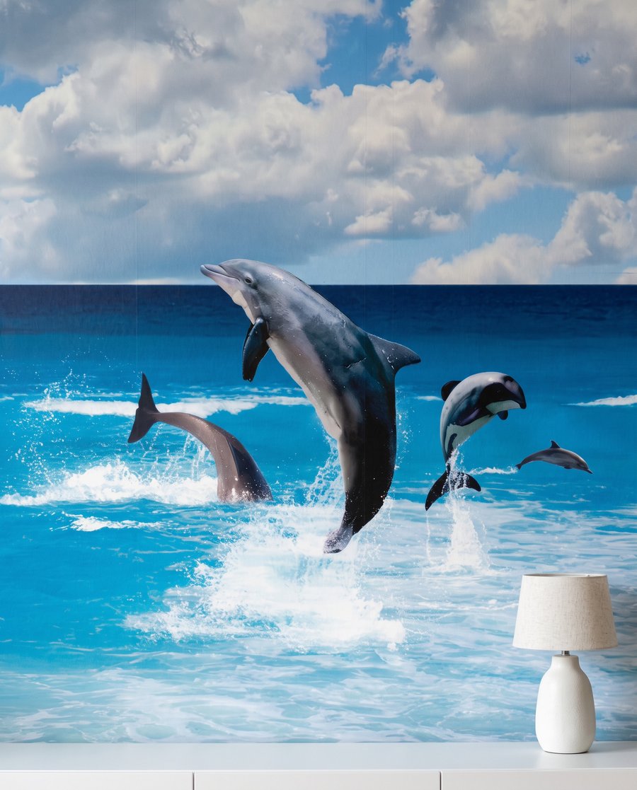 Molo sul blu tropicale — dettaglio