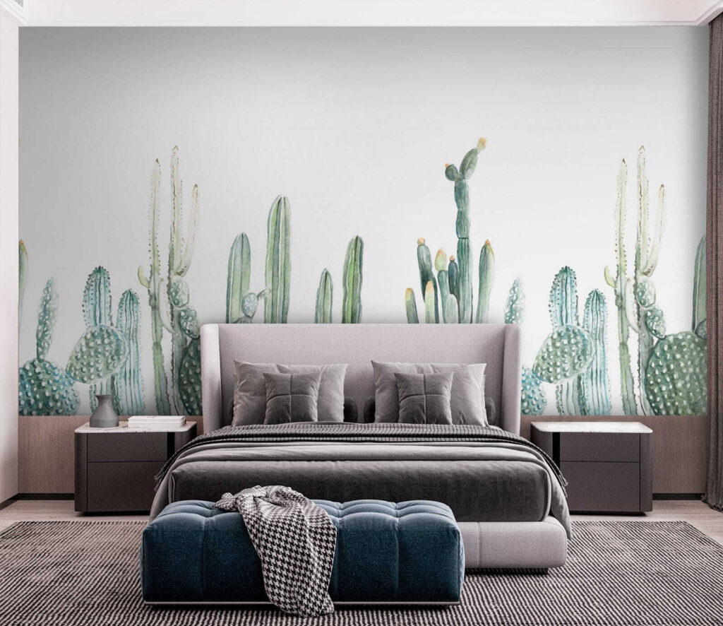 Cactus ad acquerello — ambiente 3