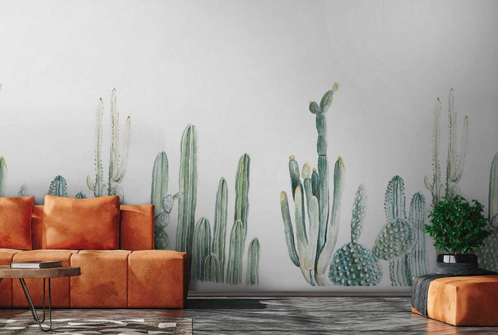 Cactus ad acquerello — ambiente 1