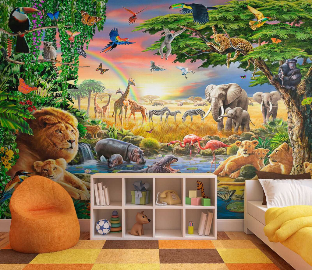 Animali attorno al laghetto — ambiente 3