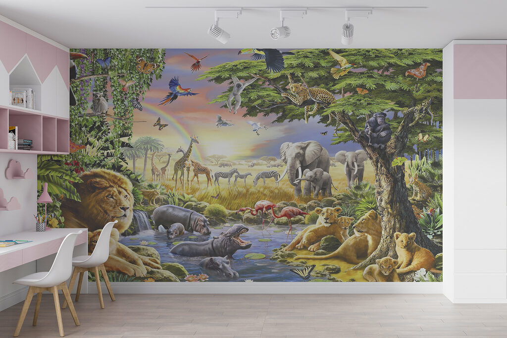 Animali attorno al laghetto — ambiente 12