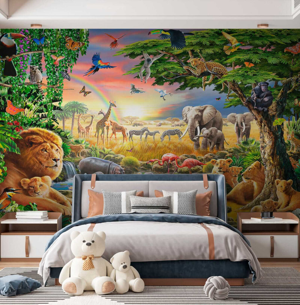 Animali attorno al laghetto — ambiente 6
