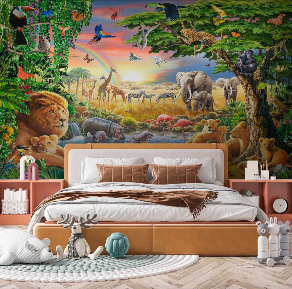 Animali attorno al laghetto — ambiente 8