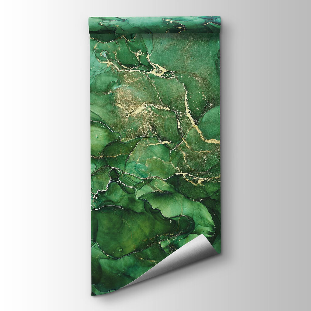 Verde con linee dorate — vista del prodotto