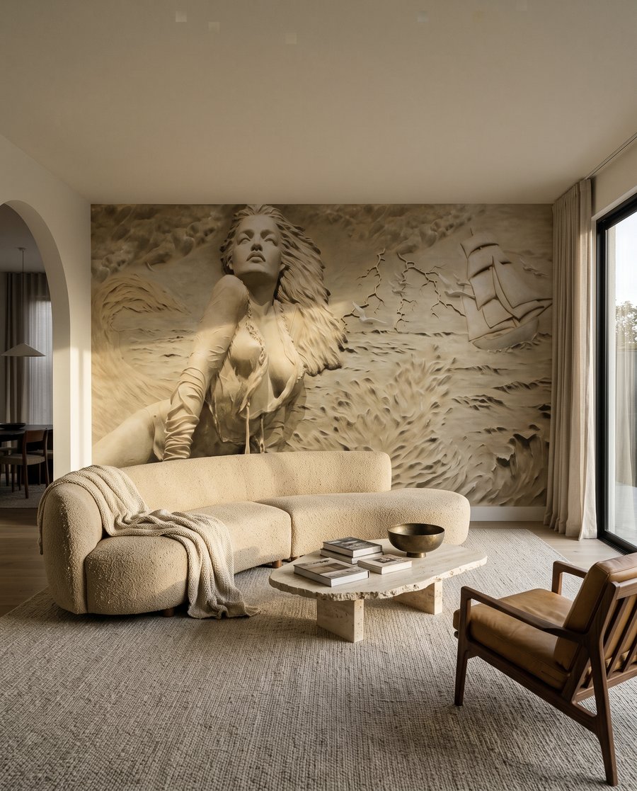 Figura femminile tra dune — ambiente 2