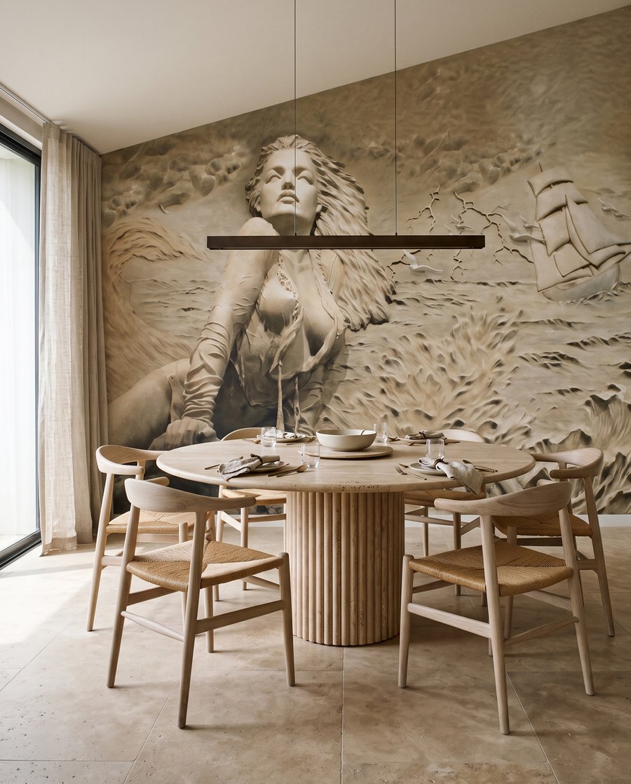 Figura femminile tra dune — ambiente 4