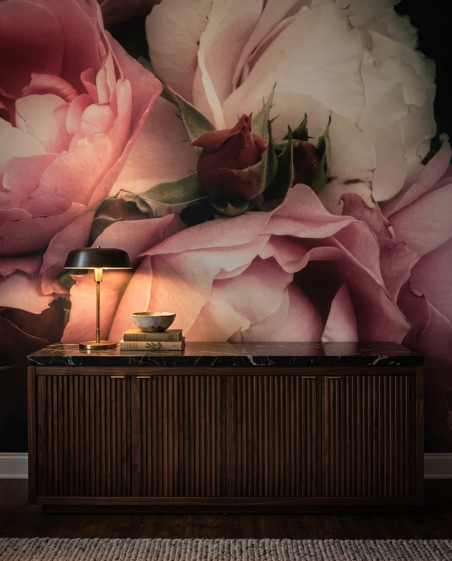 Peonie in ombra rosa — ambiente 3