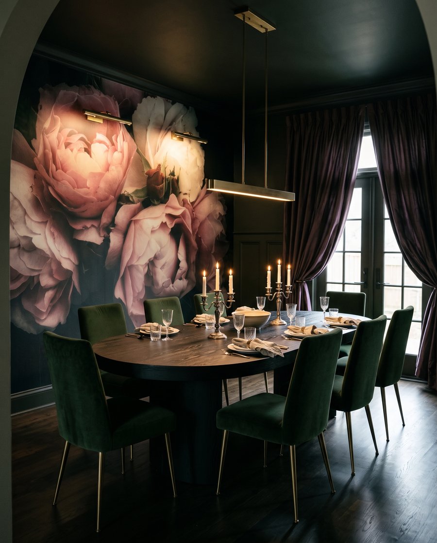 Peonie in ombra rosa — ambiente 4