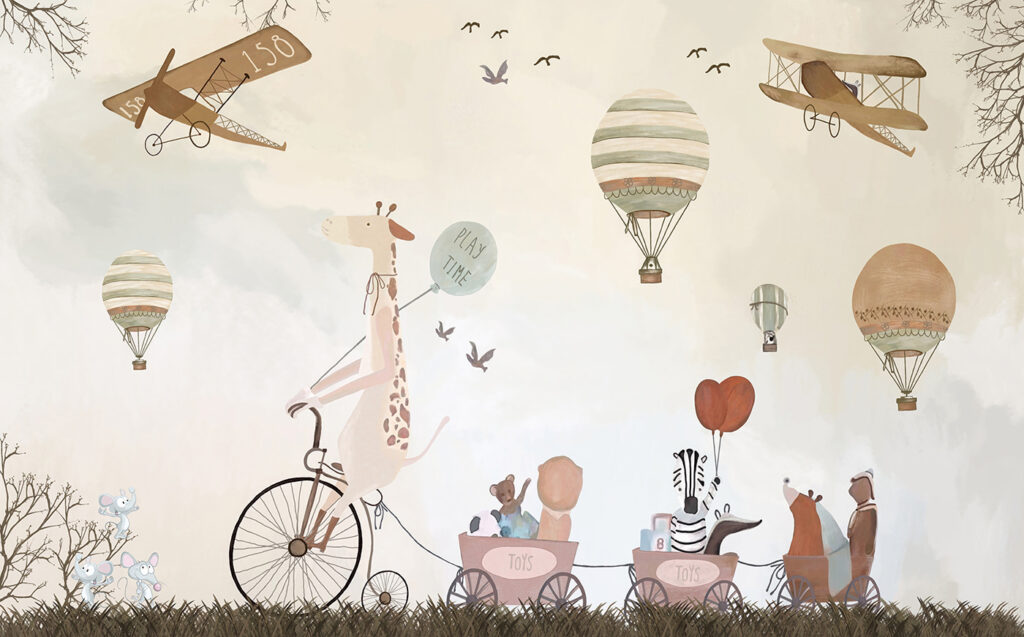 Animali in volo — design completo