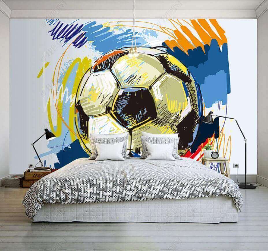 Pallone tra scarabocchi — ambiente 1