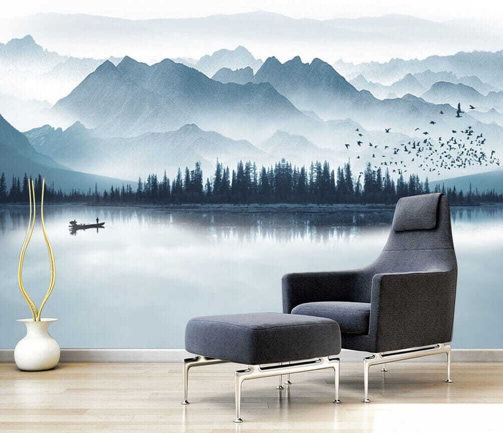 Barchetta su un lago — ambiente 6