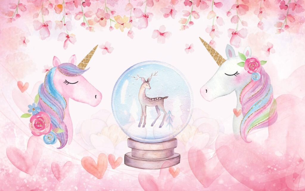 Unicorni e sfera — design completo