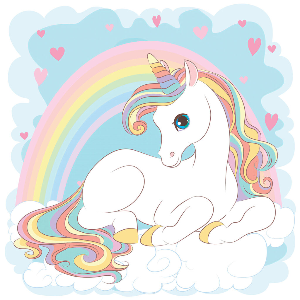 Uccelli sotto l’arcobaleno — design completo