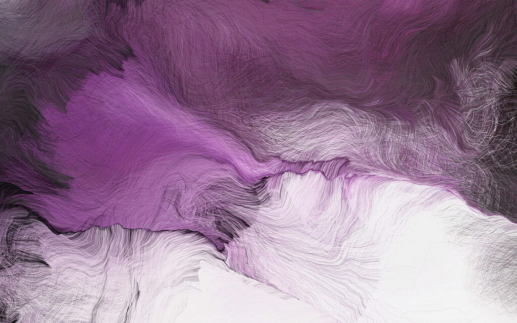 Strati viola in movimento — design completo