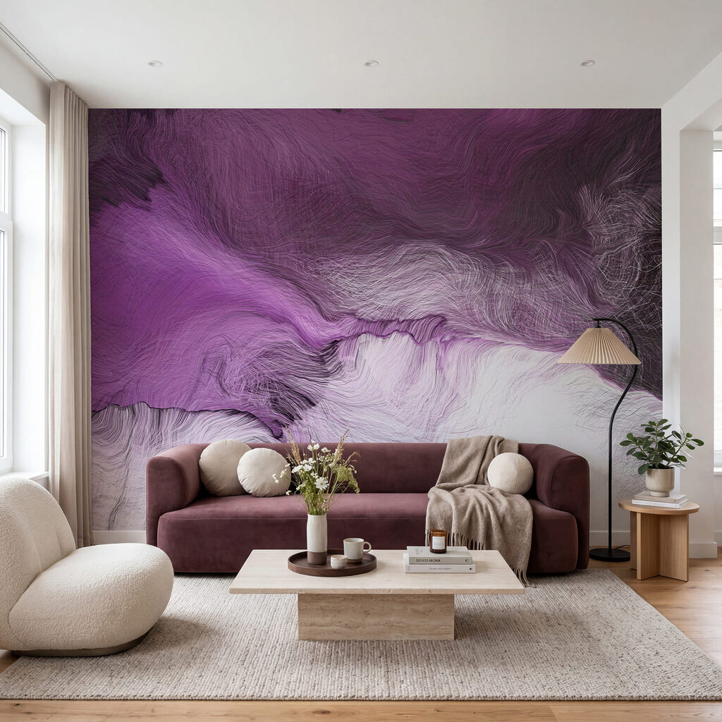 Strati viola in movimento — ambiente 3