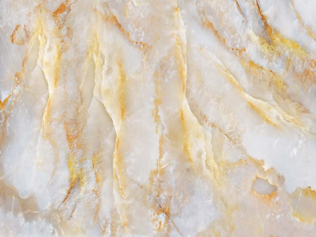 Vene dorate su bianco — design completo