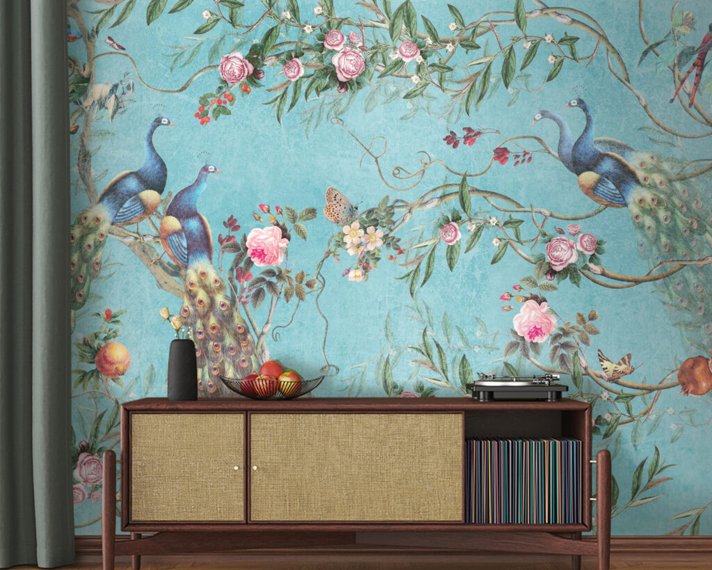 Pavoni tra le rose — ambiente 1