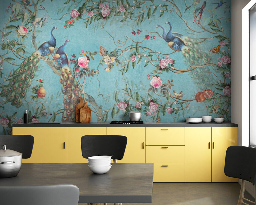 Pavoni tra le rose — ambiente 2