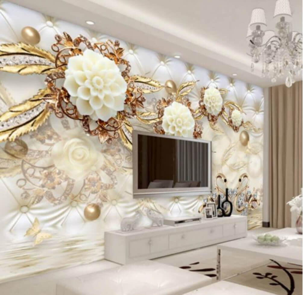 Cigni tra i fiori — ambiente 1