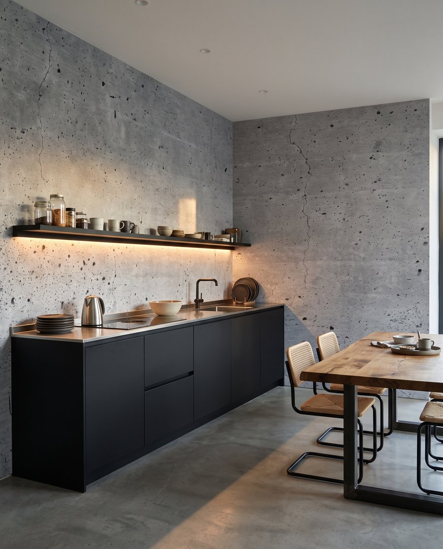 Grigio effetto cemento — ambiente 5