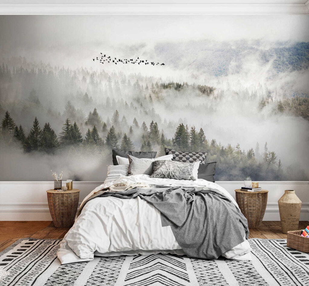 Uccelli sopra la nebbia — ambiente 4