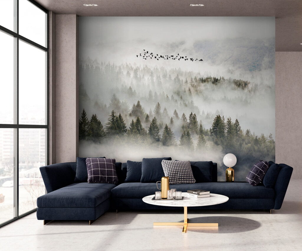 Uccelli sopra la nebbia — ambiente 7