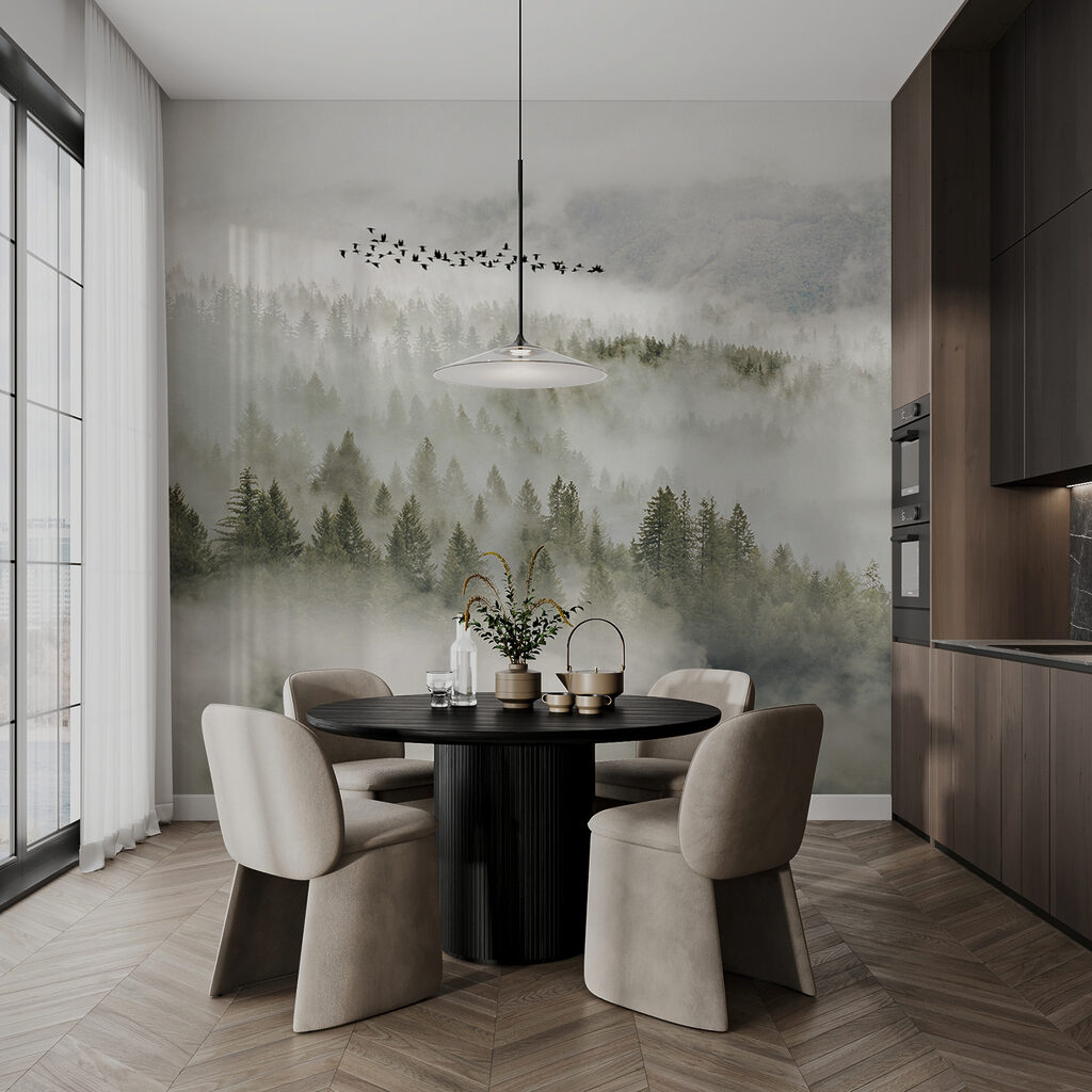 Uccelli sopra la nebbia — ambiente 10