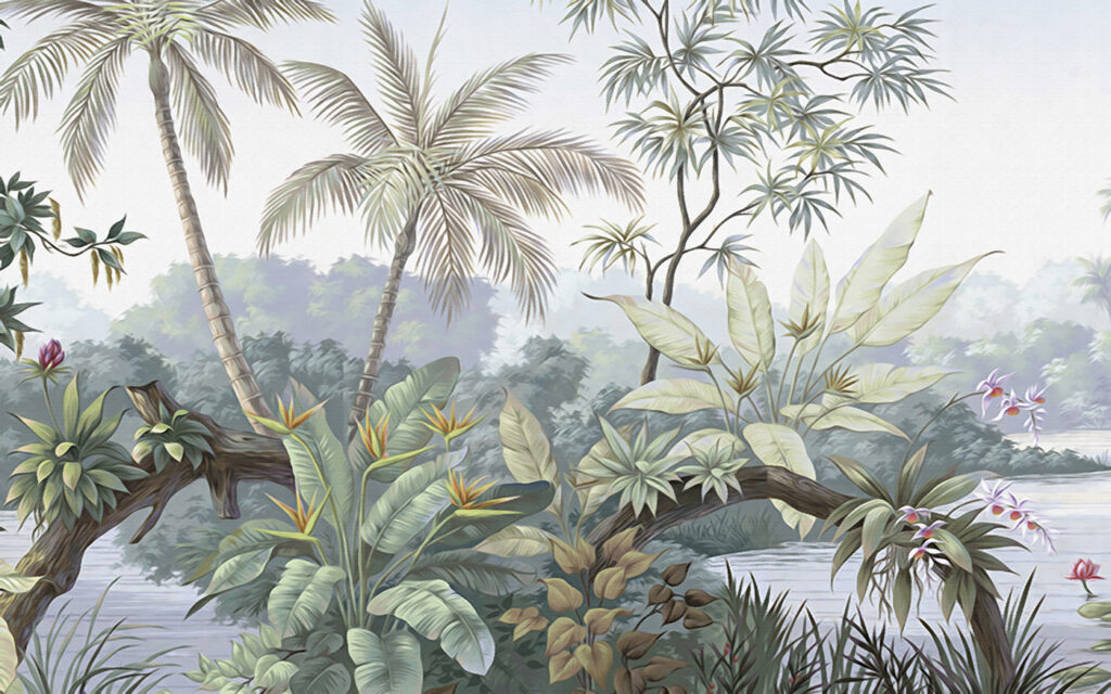 Palme e colline — design completo