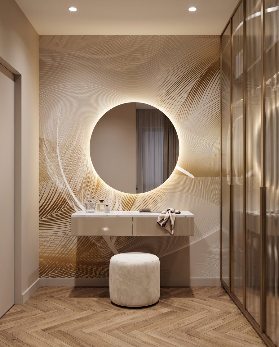 Piume nella luce calda — ambiente 3