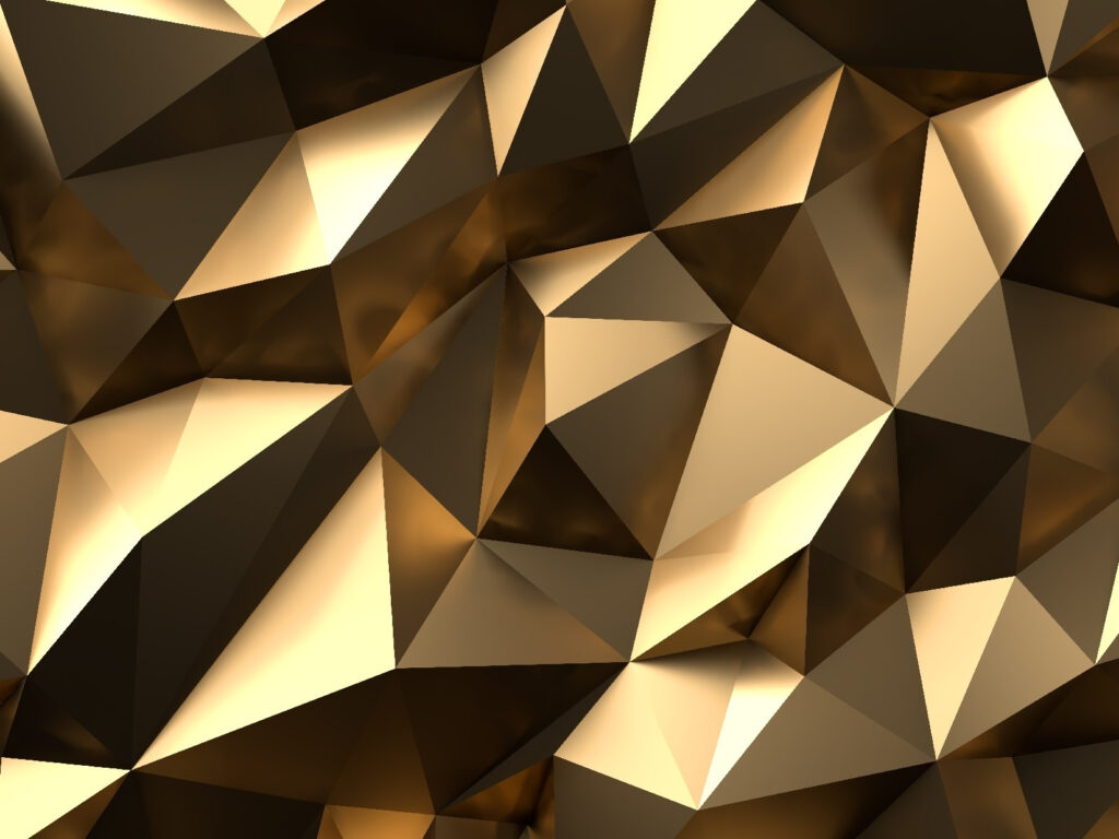 Sfaccettature dorate — design completo
