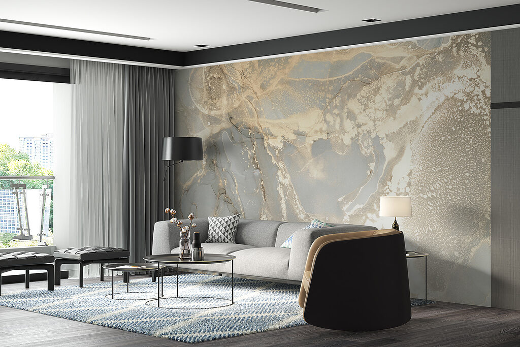 Venature dorate su chiaro — ambiente 6