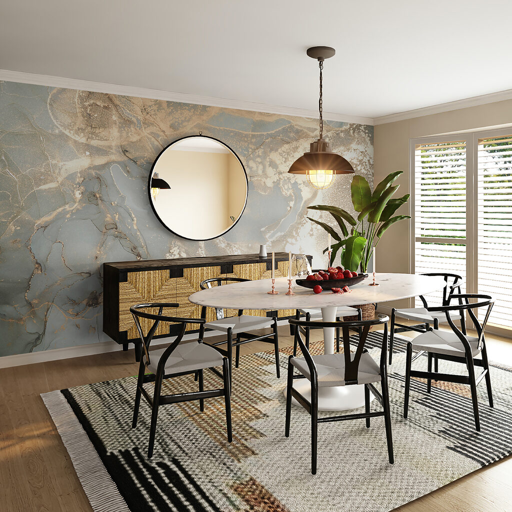 Venature dorate su chiaro — ambiente 5