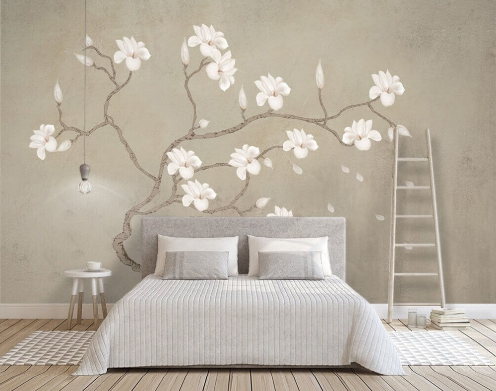 Fiori bianchi su rami — ambiente 1