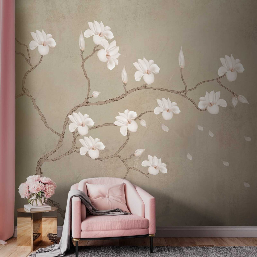 Fiori bianchi su rami — ambiente 5