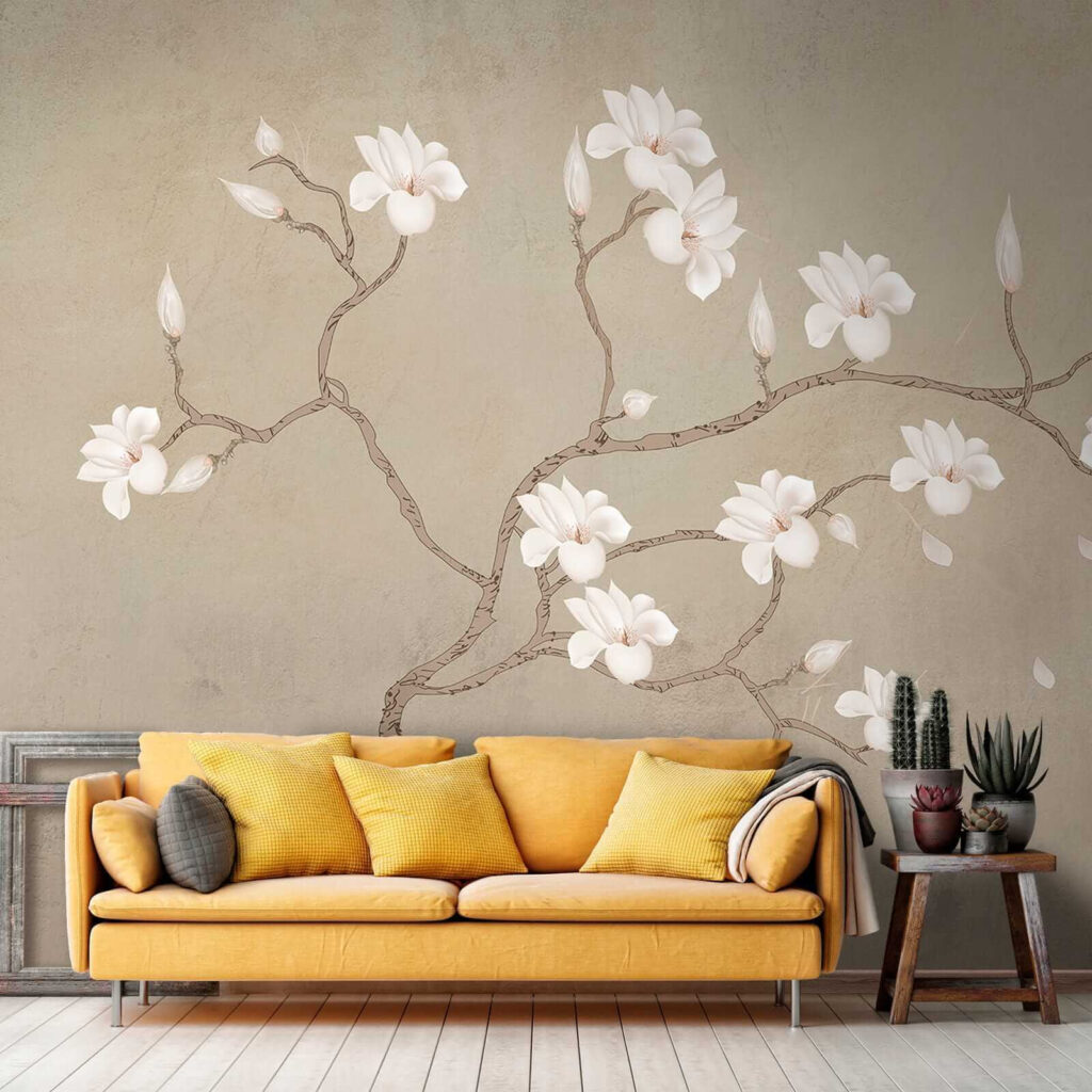 Fiori bianchi su rami — ambiente 6