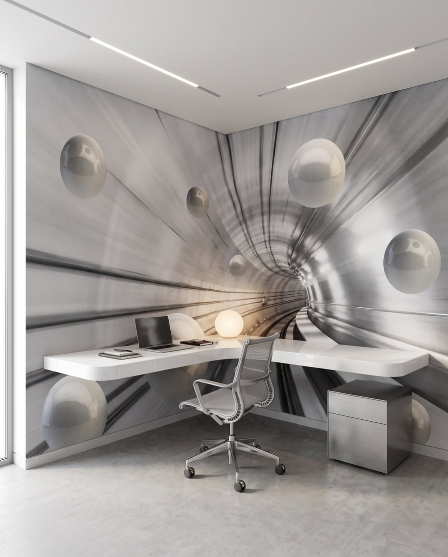 Sfere nel tunnel — ambiente 4