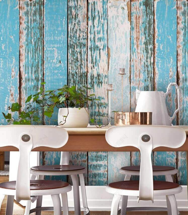Assi blu dipinte — ambiente 1