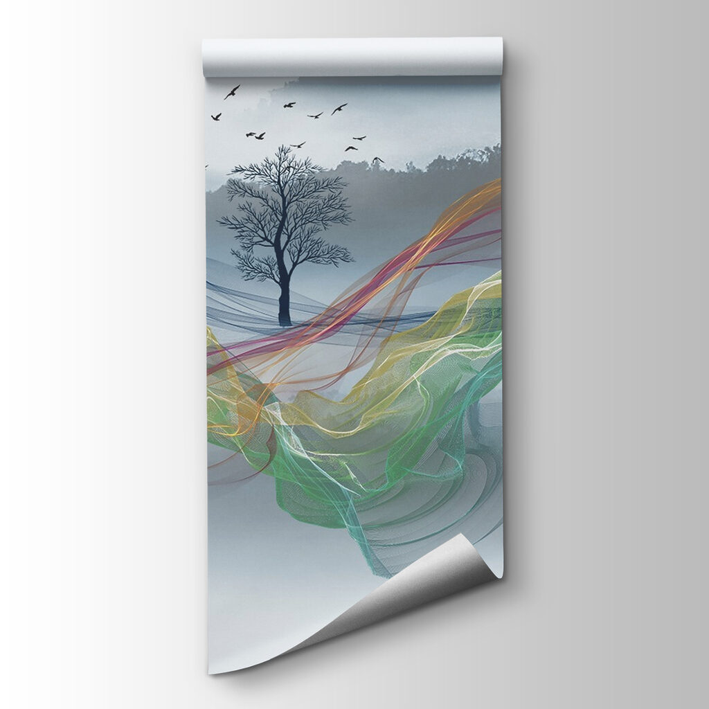Nastri colorati nella nebbia — vista del prodotto