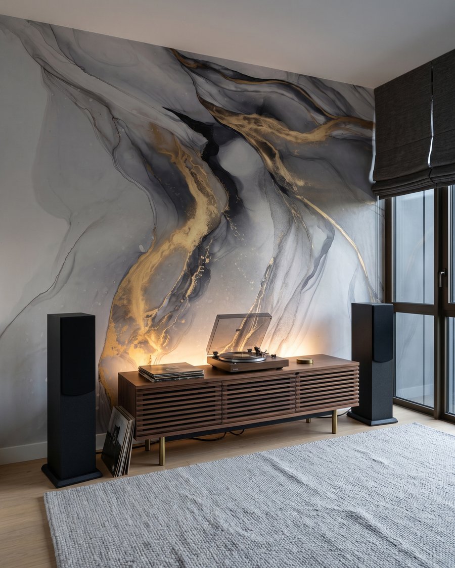 Venature dorate fluide — ambiente 1