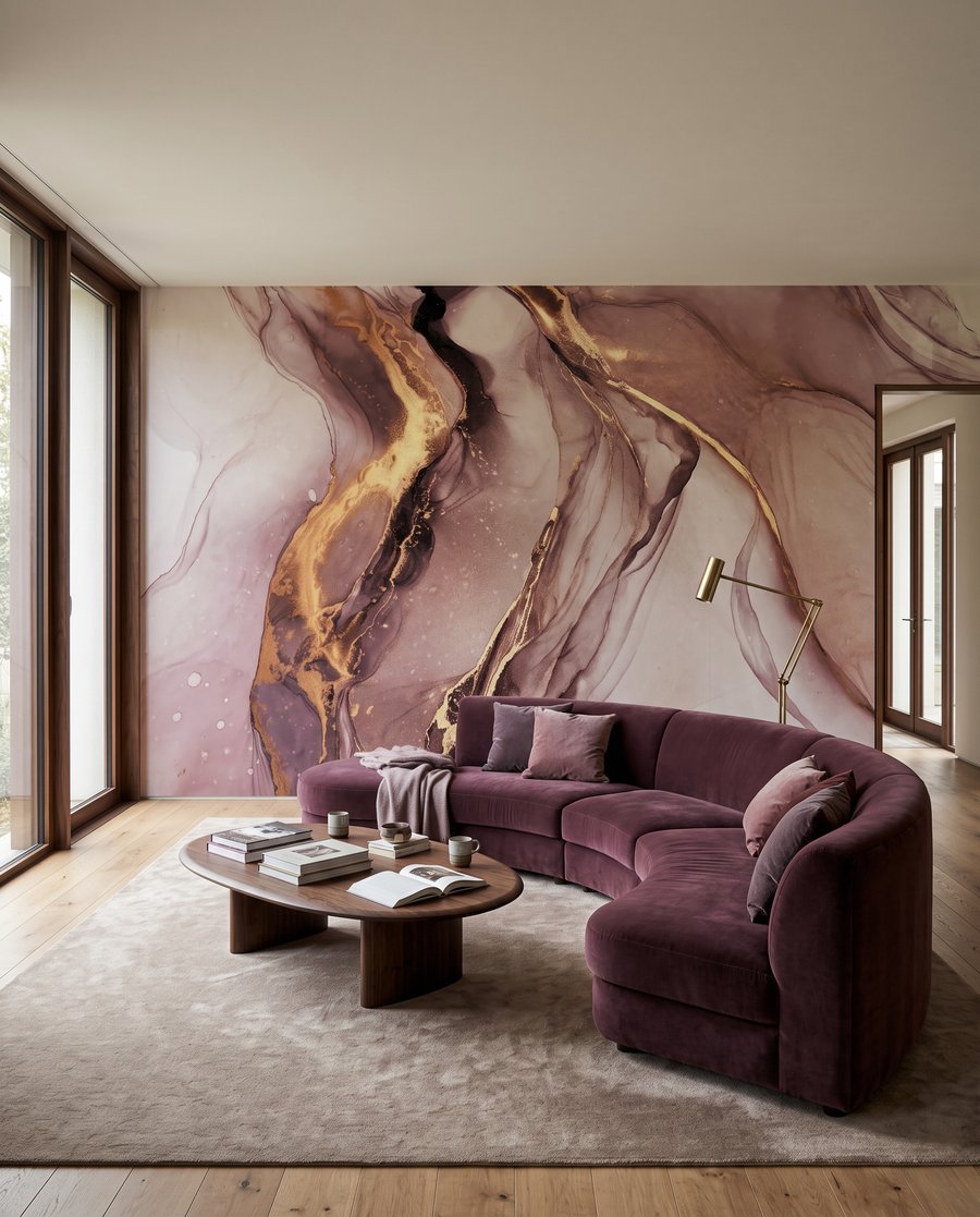 Venature dorate fluide — ambiente 3
