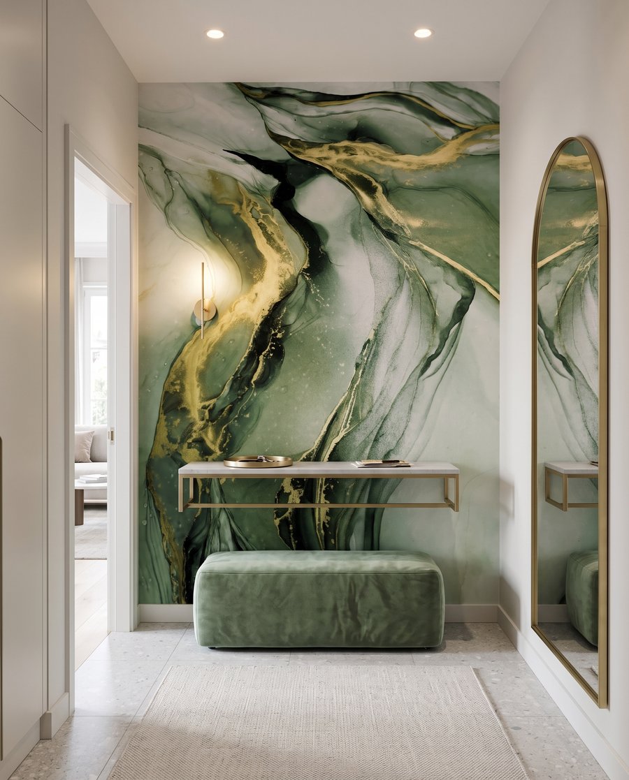 Venature dorate fluide — ambiente 3