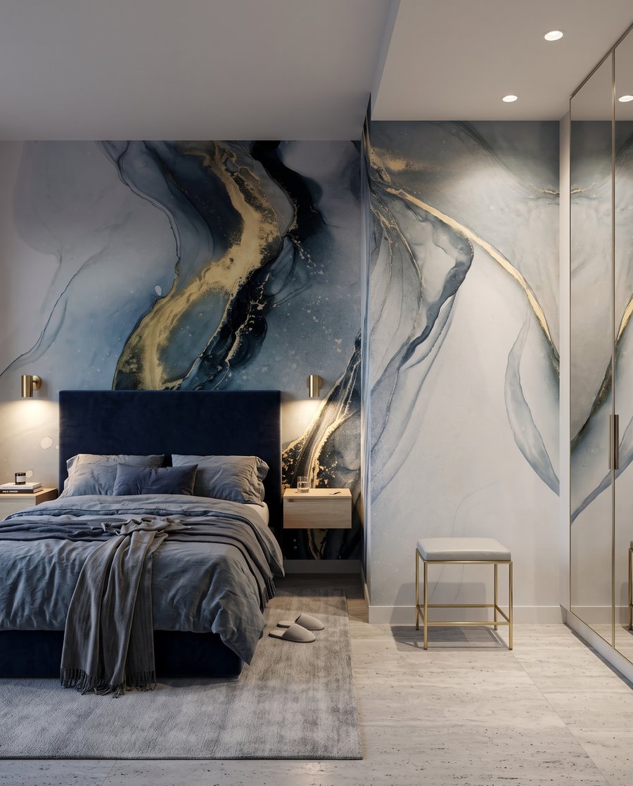 Venature dorate fluide — ambiente 1