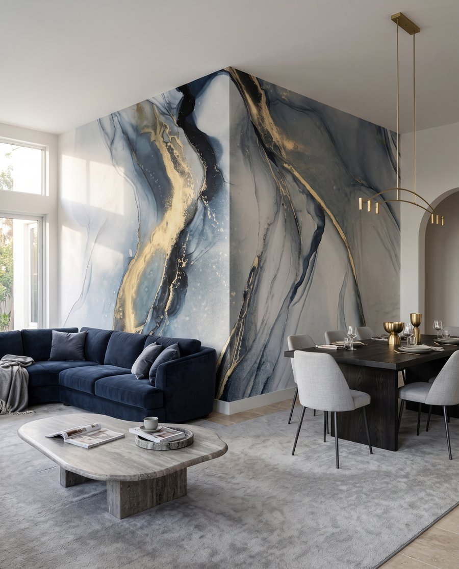 Venature dorate fluide — ambiente 4