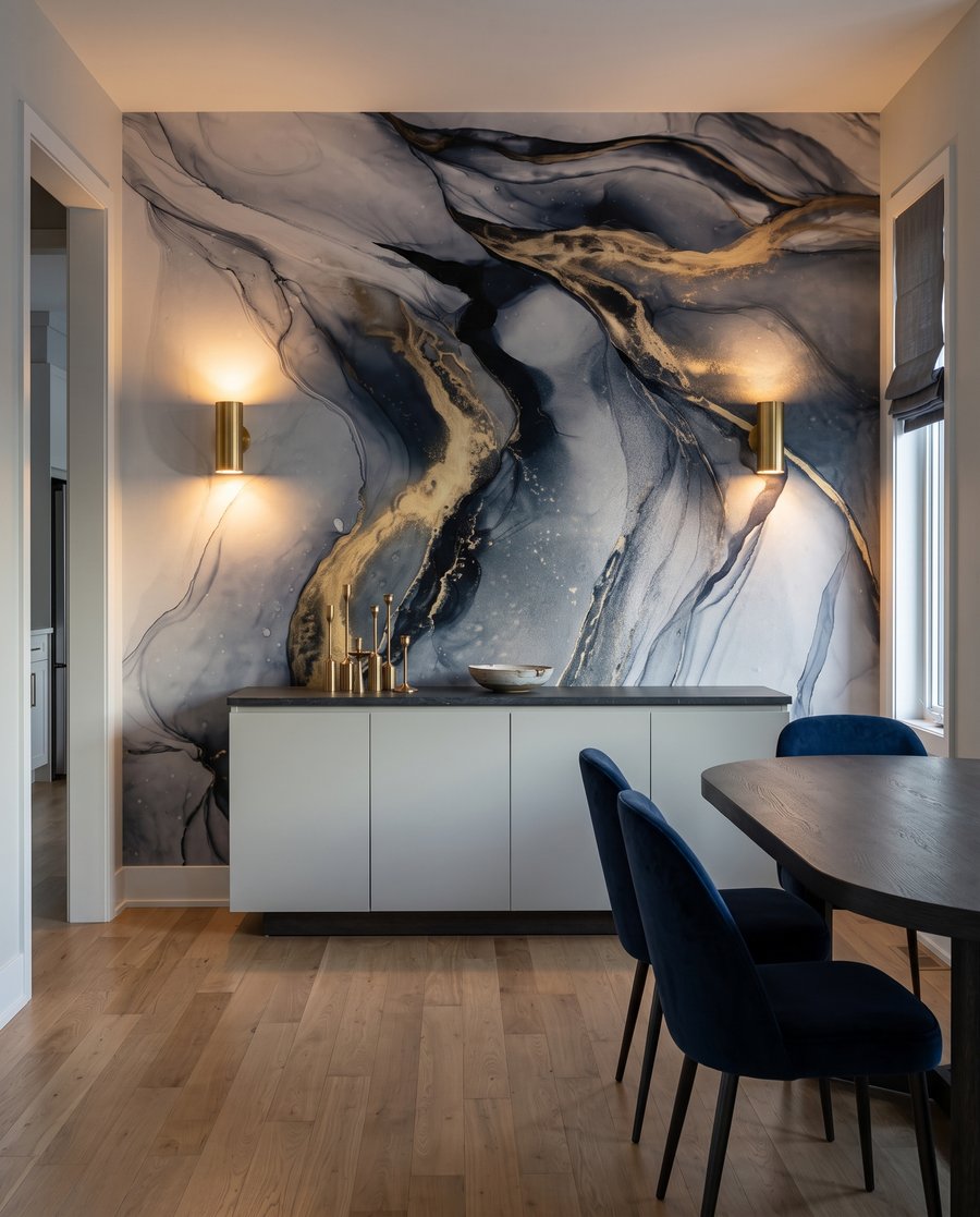 Venature dorate fluide — ambiente 5